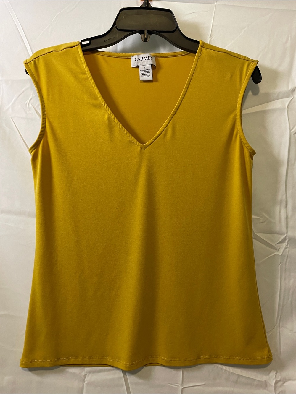 Carmen Mustard Yellow V-Neck
